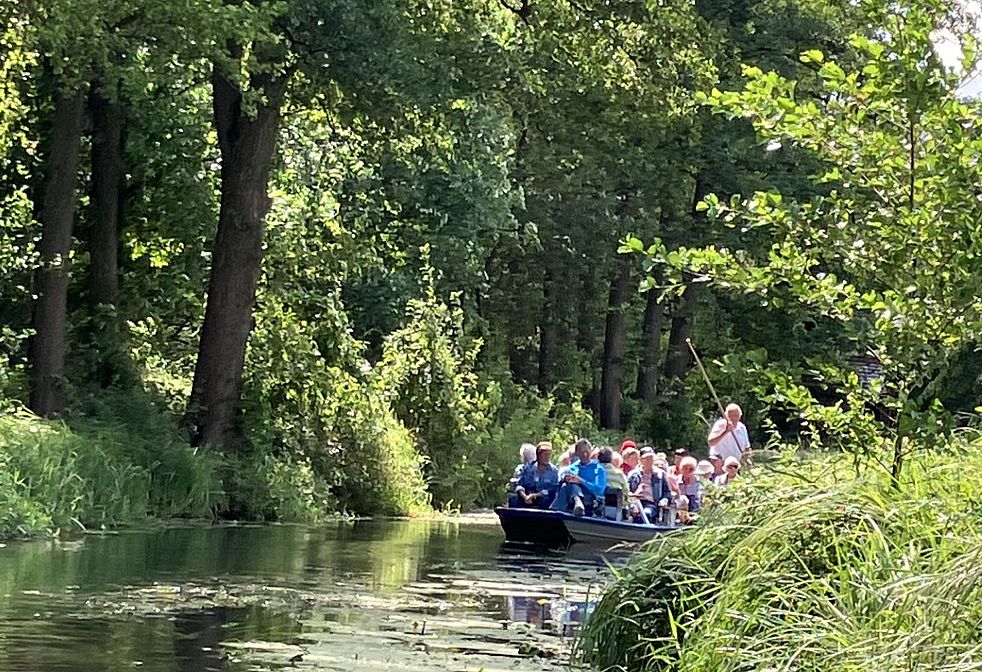 Kahnfahrt im Spreewald.