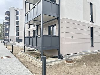 Bild zu Neubau! 4-Zimmer-Wohnung mit Südbalkon, Einbauküche, Aufzug und Tiefgarage in Rostock-Groß Klein