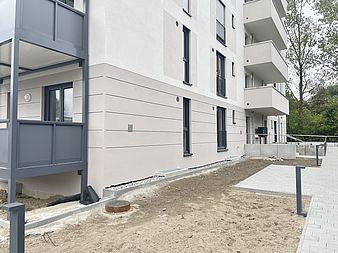 Bild zu Neubau! 4-Zimmer-Wohnung mit Südbalkon, Einbauküche, Aufzug und Tiefgarage in Rostock-Groß Klein