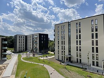 Bild zu Noch zu errichtende 2-Zimmer-Wohnung mit Nord-/Ostbalkon und offener Küche in Rostock-Lichtenhagen